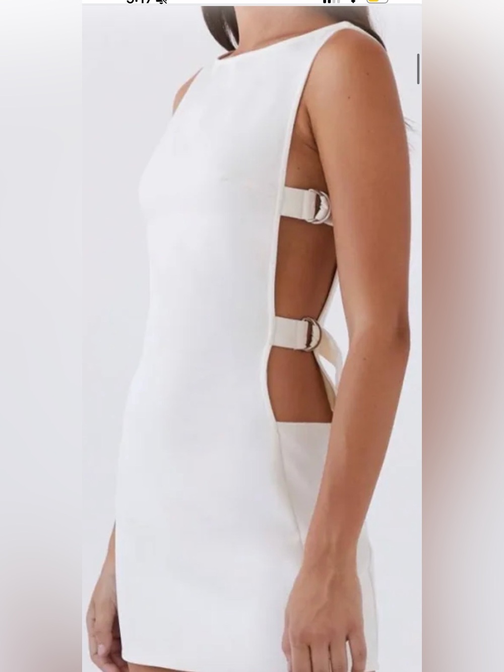 Peppermayo Cherish You Buckle Mini Dress